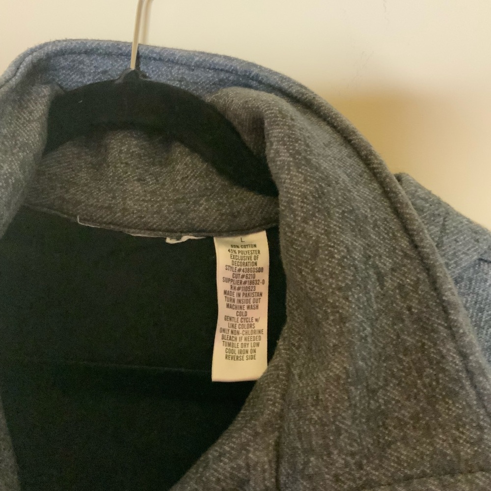 Grey button up Jacket - Picture 5 of 5